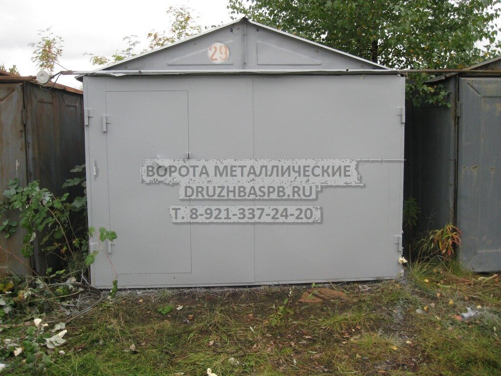 металлические гаражные ворота цена спб